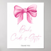 PINK BOW BOOKS CARDS UND GIFTS Poster (Vorne)