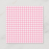 Pink Bow Books for Baby Begleitkarte (Rückseite)