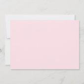 Pink Bow Boutique Baby Dusche Foto Einladung (Rückseite)