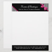 Pink Bow Boutique-Briefkopf Briefkopf (Vorne/Hinten)