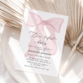 Pink Bow Bowtiful Baby Girl Baby Dusche Einladung