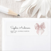 Pink Bow Brautparty-Adresse (Insitu)