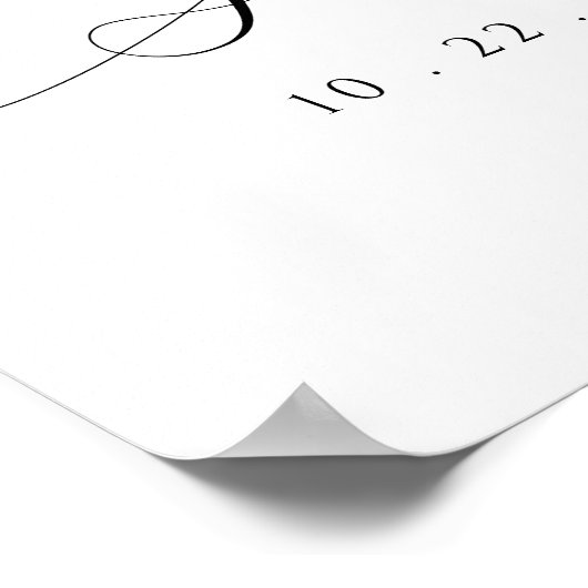 Pink Bow Brautparty Poster (Ecke)