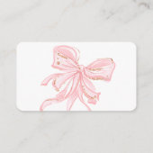 Pink Bow Chic Boy Baby Shooting Books for Baby Car Begleitkarte (Rückseite)