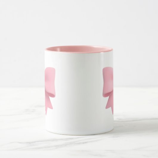 Pink Bow Coffee Mug 🎀 Tasse (Zentrum)