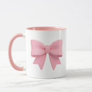 Pink Bow Coffee Mug 🎀 Tasse