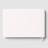 Pink Bow Coquette Baby Girl Shower Gästebuch (Rückseite)