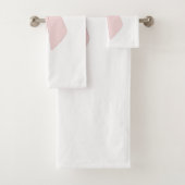 Pink Bow Coquette Badhandtuch Set (Insitu)