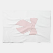 Pink Bow Coquette Geschirrtuch (Horizontal)
