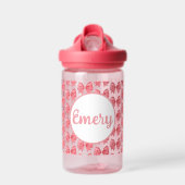 Pink Bow Coquette Trinkflasche (Vorne)