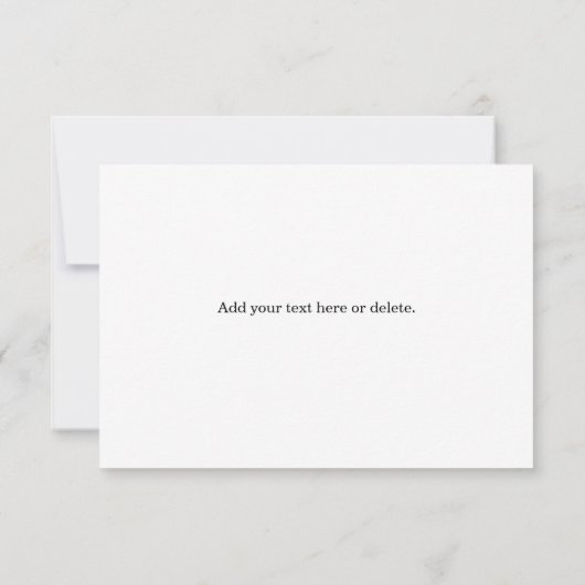 Pink Bow Danke Karte (Rückseite)