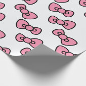Pink Bow Delight Geschenkpapier (Ecke)
