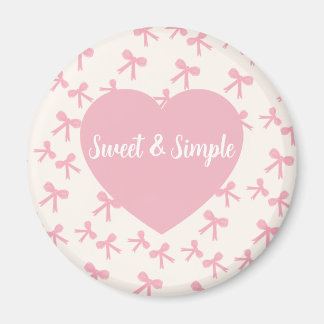 Pink Bow Dreams Kühlschrankmagnet