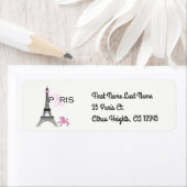 Pink Bow Eiffel Tower Paris Frankreich Poodle Chic (Insitu)