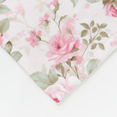 Pink Bow Eingetragener Nurse-Abschluss Fleecedecke (Ecke)