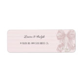 Pink Bow Elegant Striped (Vorne)