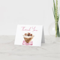 Pink Bow Espresso Martini Babydusche