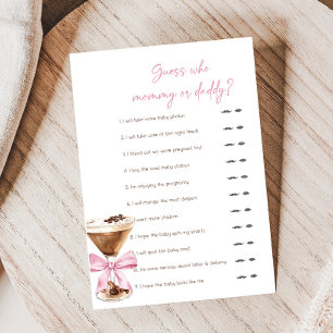 Pink Bow Espresso Martini Shower Rate Mal Erratspi