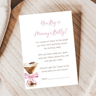 Pink Bow Espresso Martini Shower Wie groß ist das