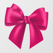 Pink Bow Extra Large Window Cloning Fensteraufkleber (Blatt)