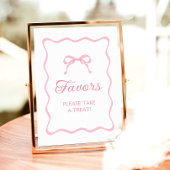 Pink Bow Gefallen Poster