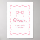 Pink Bow Gefallen Poster (Vorne)