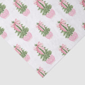 Pink Bow Ginger Jar Weihnachtsbaum Seidenpapier (Ausschnitt)