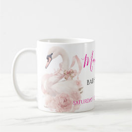 Pink Bow Girl Baby Shower Invitation Kaffeetasse