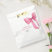 Pink Bow Girl Babydusche Geschenktütchen (Versiegelt)