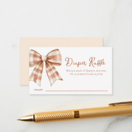 Pink Bow Girl Duschkopf Windelwanne Windelwanne Begleitkarte