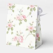 Pink Bow Girl Preppy Southern Baby Dusche Geschenkschachtel (Rückseite)