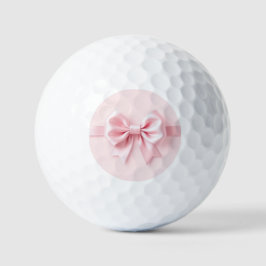 Pink Bow Golf Balls Golfball