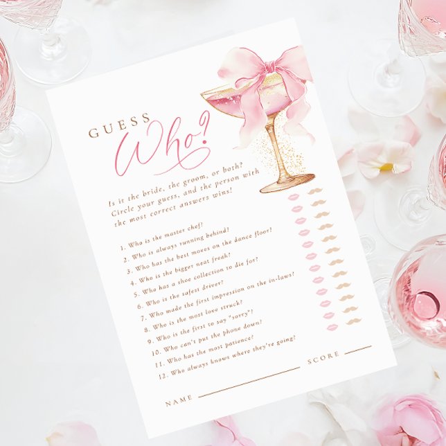 Pink Bow Guess Wer spielt (Von Creator hochgeladen)