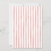 Pink Bow Hand Doodle Nachmittagstee Brautparty Einladung (Rückseite)