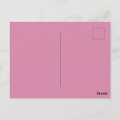 Pink Bow Happy Birthday - Postkarte (Rückseite)