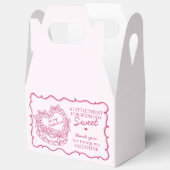 Pink Bow Herz Coquette Cake Valentine Party Geschenkschachtel (Offen)