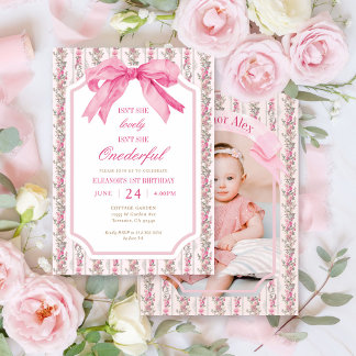 Pink Bow ist nicht ihr hinterhältiges Mädchen 1. G Einladung