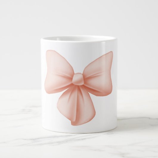 Pink Bow Jumbo-Tasse (Vorderseite)