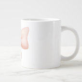 Pink Bow Jumbo-Tasse (Rechts)