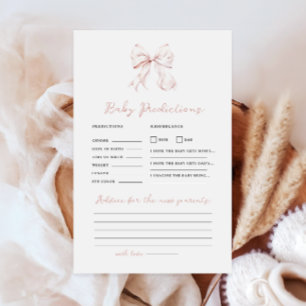 Pink Bow Kinderdusche Vorhersage & Adrenalingspiel