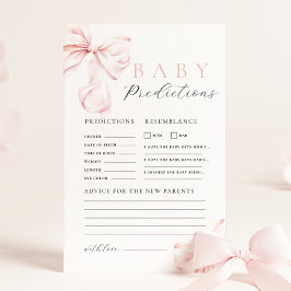 Pink Bow Kinderdusche Vorhersage & Adrenalingspiel