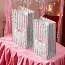 Pink Bow Liebe Shack Baby Dusche Kleine Geschenktü