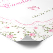 Pink Bow Liebe Shack Baby rät wie viele Laken Poster (Ecke)