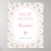 Pink Bow Liebe Shack Baby rät wie viele Laken Poster (Vorne)