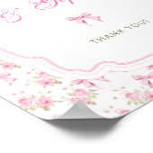 Pink Bow Liebe Shack Cards und Geschenke Poster (Ecke)