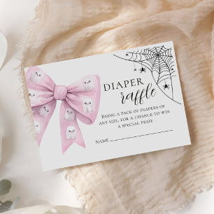 Pink Bow Little Boo Babydusche Windelwanne Begleitkarte