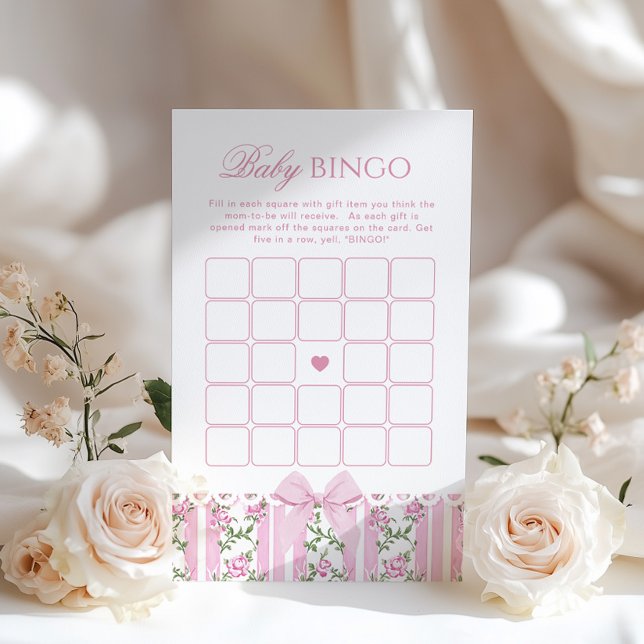 Pink Bow Love Shack Baby Bingo Coquette Game (Von Creator hochgeladen)