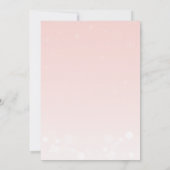 Pink Bow Mädchen wollen einfach nur fünf Geburtsta Einladung (Rückseite)