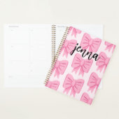 Pink Bow Muster Plane mit Name Planer (Anzeige)