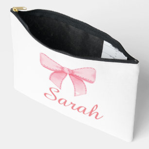 Pink Bow Name Taschen Bachelorette Bridesmaid Gesc